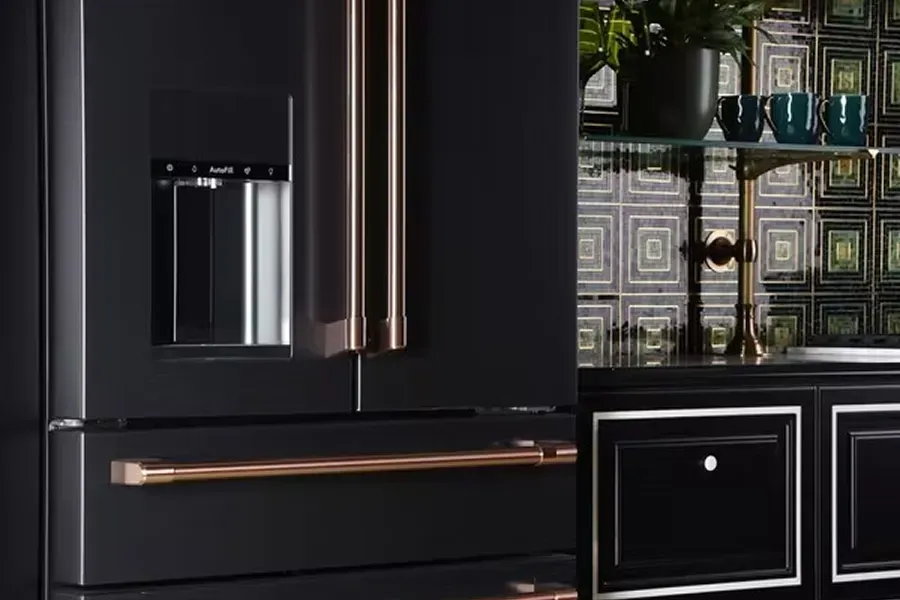 cafe-refrigerator-black-finish